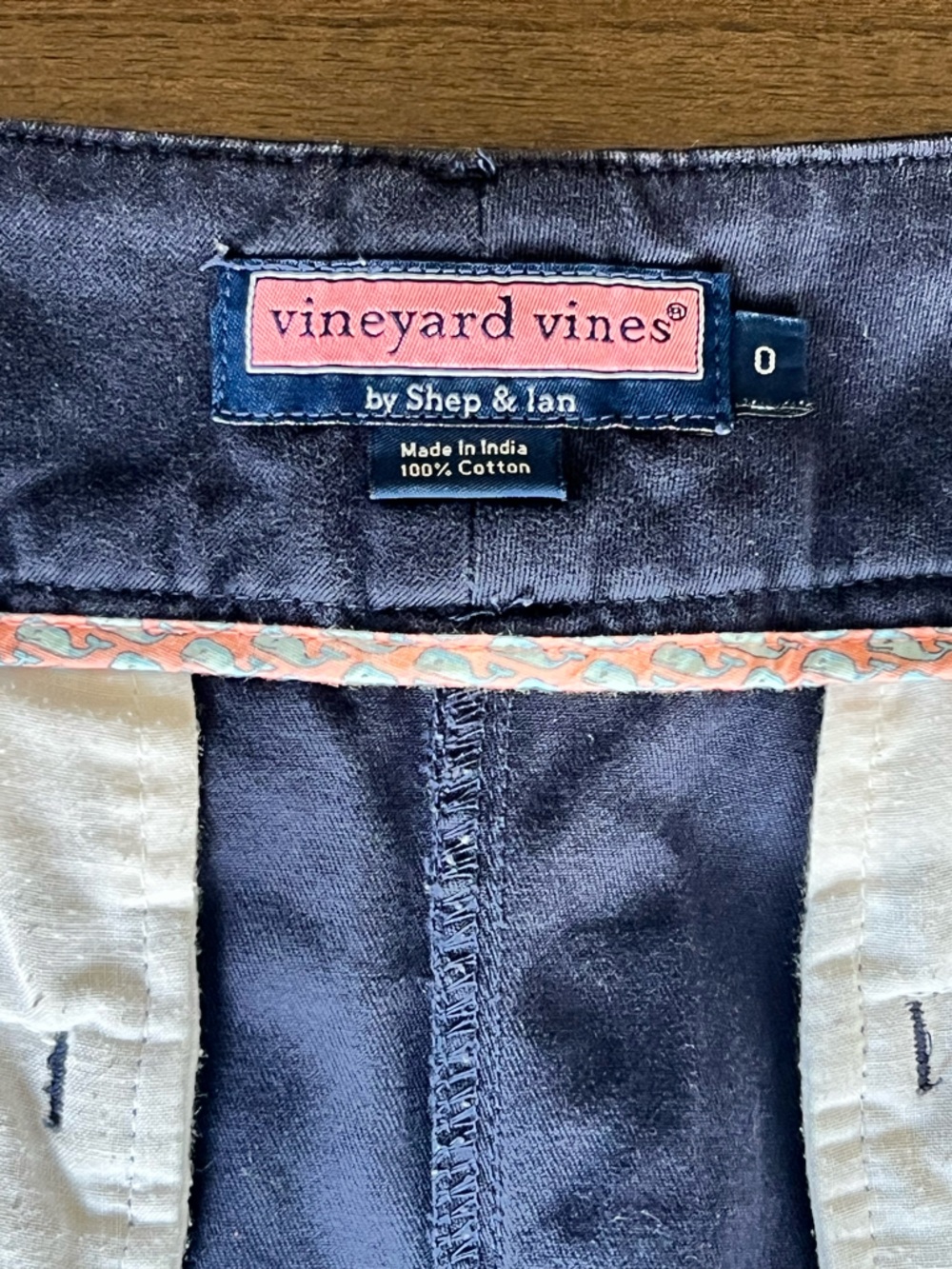 Vineyard Vines Classic Navy Cotton Blend Mini Skirt - 0 - Picture 8 of 8